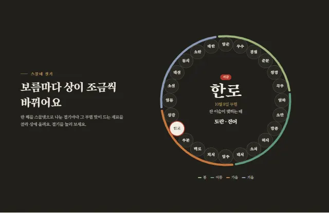제철한상 샘플 사이트 — 24절기 달력